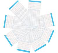 Lurrose Office Time Cards Sheets Weekly Attendance Recording Paper for Microcomputer Time Clocks Compatible with Employee Clock-in and Office Use