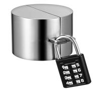 Lurrose Outdoor Garden Faucet Locking System with Combination Padlock, Water Spigot Cover for Exterior Hose Tap Protection, Gate Valve Lock Box Suitable for Outdoor Use