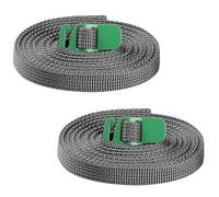 Lurrose Outdoor Tie down Belt with Cam Buckle Luggage Tie down Straps 2pcs Heavy-duty Polypropylene Material Convenient to Carry Random Color for Hiking and Adventure