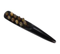 Lurrose Ox Horn Massage Scraping Rod Body Massager for Back Meridian Therapy and Scalp Care - Practical Hair Massage Comb for - Smooth Handle Natural Tool