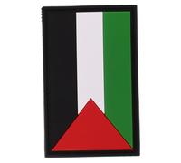 Lurrose Palestine Flag Embroidered Patch PVC Arm Badge for Outdoor Backpacks Jackets Multipurpose Applique for Clothing Stylish Decorative Badge for Adventure and Everyday Use