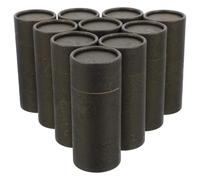 Lurrose Paper Tube Packaging Boxes round Cylindrical Paper Cylinder Box 10pcs with Lid, 50ml Capacity, Multifunctional Elegant Design for Essential Oil Bottles and Tea Canisters