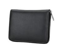 Lurrose Passport Wallet with Enough Capacity Black Multi-Function Cowhide with RFID Protection, Passport Holder Case Convenient Storage for Men and Women for Travel and Office Use