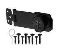 Lurrose Password Cabinet Lock with Double Door Safety Slide Latch Easy No Drill Installation for Refrigerator Drawer and Cupboard Security Multipurpose Home Protection Box Lock
