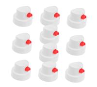 Lurrose Pe Material Spray Paint Nozzles 10pcs Set for Aerosol Cans Touch-up Paint Jobs Easy Installation