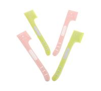 Lurrose Pet canned feeding spoon set 4pcs with long handle plastic scoops for dog wet food kitchen use - ergonomic cat food can opener and spatula