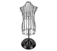 Lurrose Pet Coat Holder Mannequin Model Stand round Base Black, Dog and Cat Clothing Displaying Rack for Pet Apparel Storage and Costume Display