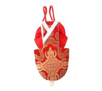 Lurrose Pet Flying Costume Parrot Diaper Bird Pant for Cockatiel Parakeet Red Lightweight Comfortable Pet Clothing with Bowknot Decor Prevents Messes Easy to Clean