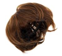 Lurrose Pet Funny Wig Cat Hair Accessory Breathable Good Gloss Nylon Fiber Brown for Performance Props and Cosplay Suitable for Dog Cat Pets Random Color