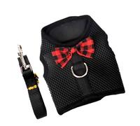 Lurrose Pet Leash for Small Dogs Rabbit Guinea Pig Squirrel Mesh Vest Type Pulling Rope Pet Harness Chest Strap for Outdoor Walks