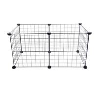 Lurrose Pet Safety Fence Dog Protection Net Portable Easy Step-through Access Plastic Iron Mesh between Walls and Stairs for Pets
