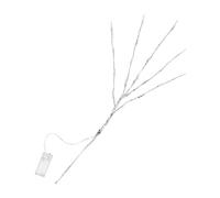Lurrose Photo Props 2pcs Plastic and Iron Wire, Fine Workmanship LED Tree Branch Lights Silver for Photography and Home Decor for Birthday Party and Studio Lighting