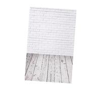 Lurrose Photography Background Wedding Rustic Shooting Backdrop Studio Photo Background Scene Background Prop Brick Wall Background Fabric Scene Photography Supplies Cloth White