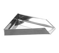 Lurrose Pill Counter Tray - Triangular Pill Organizer Tray with Narrow Spout - Medicine Counting Pan for Hospital Pharmacy Medication Management