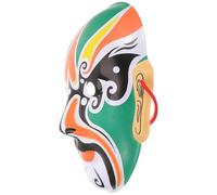 Lurrose Plastic Peking Opera Mask for Halloween Party and Dining Room Decor, Uniquely Designed and Exquisitely Crafted Cosplay Supply and Decorative Mask