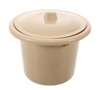 Lurrose Plastic Potty Urinal Bucket Portable Bedside Chamber Pot with Lid Hygienic Plastic Basin Tub for Elders at Home and Travel