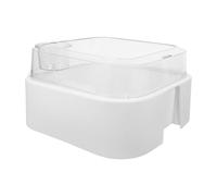 Lurrose Plastic Turtle Aquarium Habitat with Integrated Basking Platform and Escapeproof Lid, Rectangular Reptile Tank for Crayfish and Turtle, for Apartments and Limited Space