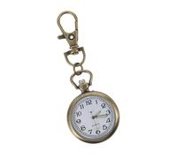 Lurrose Pocket Watch Precise Timekeeping, Suitable and Elderly Lightweight with Buckle, Zinc Alloy Material Nurse Portable Exam and Use