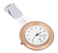 Lurrose Pocket Watch with Numbers for Nurses and Doctors Nurse Aluminium Alloy Fob Watch Hanging Clip-on Design Suitable for Hospitals and Fields