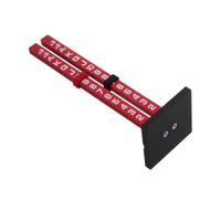 Lurrose Poker Score Keeper Board for Accurate Card Counting and Score Tracking with Sturdy Aluminium Alloy Construction, Portable Red Scoring Tool for Family Gatherings and Home Use