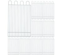 Lurrose Portable at Space Reusable Reusable Reusable Reusable Reusable Reusable Plastic Wire, Iron and Material Large Easy Playpen Panels for with to Clean Pet Gate f Or Hamster Small