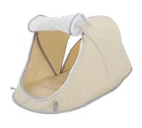 Lurrose Portable Cat Shelter Outdoor House with Weather Protection and Oxford Cloth Material, for Camping and Parties, Beige Cat Tent for Household Pets and Puppies