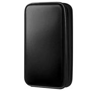 Lurrose Portable CD Case 80 Capacity, Lightweight Cloth DVD Storage Wallet Zipper, Tear-Resistant and Easy to Carry, for Travel and Home Use