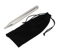 Lurrose Portable Deep Tissue Massage Acupuncture Pen Stainless Steel for Reflexology Round Shape Massage Tool, Suitable for Neck and Hand Relaxation