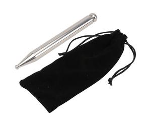 Lurrose Portable Deep Tissue Massage Acupuncture Pen Stainless Steel for Reflexology Round Shape Massage Tool, Suitable for Neck and Hand Relaxation