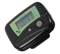 Lurrose Portable Digital Pedometer Black with Lcd Display Multi-function Step Calorie Counter for Walking Jogging Automatic Activity Recognition Pocket Clip Design Includes Reset Mode