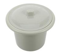 Lurrose Portable Emergency Urinal Bottle with Ample Space, Plastic Bed Pan with Lid for Outdoor Camping and Limited Mobility Users, Includes Quiet Lid Mechanism