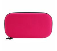 Lurrose Portable Eva Stethoscope Case with Mesh Grid Upper Cover and Handheld Strap, Pink Auscultator Protective Carrying Pouch to Protect from Bumps and Splashes, for Home and Pregnancy