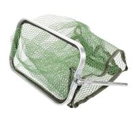 Lurrose Portable Fishing Net Bag with Military Green Mesh, Large Folding Fish Storage Net 17X30X100Cm for Wild Fishing and Saltwater Use
