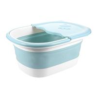 Lurrose Portable Folding Foot Basin for Home and Outdoor Use Plastic Water Basin Designed to Promote and Relax the Feet for Parents and Friends