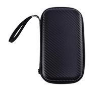 Lurrose Portable Protective Case Small EVA Shockproof Storage Container for Home and Travel with Zipper Organizer 7.09X4.33X1.69 Inch
