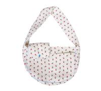 Lurrose Portable Stylish Pet Sling Backpack for Small Dogs and Cats to 6.5kg, Lightweight Polyester Carrier for Outdoor Trips and Shopping in Spring and Summer