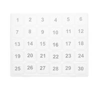 Lurrose Portable Travel Pill Organizer with 30 Grids Large Capacity Medicine Organizer Monthly Pill Box for Easy Organization and Visibility, Suitable for Travel
