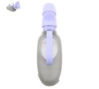 Lurrose Portable with Ergonomic Curved Opening Female Urinal 40oz 1200ml Silicone and Raised Splash Guard, Reusable Large Capacity Urinary Device Bedside Urinal for Elderly Women
