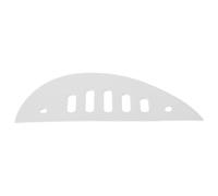 Lurrose Pottery Scraping Tool, Clay Shaping, Moon-Shaped White Plastic Rib for Pottery and Ceramic, Ergonomic Grip for Home Studio Use, DIY Enthusiasts and Ceramic Artists