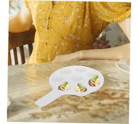 Lurrose Premium Ceramic Escargot Baking Dish with Ergonomic Handles Multi-Slot Snail Grill Plate for Oven and Dishwasher Safe Large French-Style Seafood Serving Platter for Restaurants and