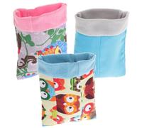 Lurrose Printed Cotton Pet Sleep Nest Bed for Hamster and Rabbit with Warm Bedding for Pet Carriers and Couch Super Cute for Small Animals Color