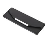 Lurrose Professional Eyelash Tweezers Storage Case Magnetic Eyelash Extension Organizer Portable Makeup Tool Holder Compact Black Box for Grafting and Eyebrow Tools