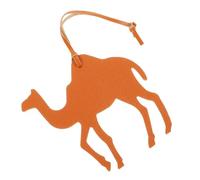 Lurrose PU Leather Camel Pendant Bag Charm Middle Eastern Style Cartoon Animal Keyring Decorative Hanging Accessory for Handbags Purses Luggage Lightweight Gift