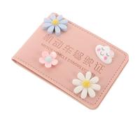 Lurrose Pu Leather Driver License Holder Case for Women, Multifunctional Protective Card Sleeve with Unique Creative Design, for Travel and Home Use, Sturdy Document Organizer Random Color