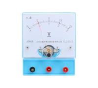 Lurrose Push-type Voltmeter Instrument for School Physics Experiments, Teaching Voltmeter with Analog Dial, Practical Electrical Measurement Tool for Science Labs and Education