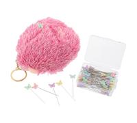 Lurrose Quilting Supplies: Hedgehog Shaped Pin Cushion for Sewing - Cute DIY Needle Organizer with Butterfly Pins for Jewelry Quilting DIY Crafts