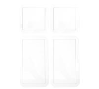 Lurrose Quilting Templates Easy Tracing Acrylic Square and Rectangle 8pcs Acrylic Sewing Stencils Rulers DIY Fabric Cutting and Making Quilts for Beginners for Denim and Cotton