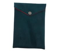 Lurrose Quran Holder Large Velvet Pouch with Handle for Sacred Text Protection in Temple and Religious Storage