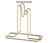 Lurrose Raffle Ticket Roll Dispenser Metal Holder Gold Desktop Stand for Prize Draws and Admission Ticket Handling