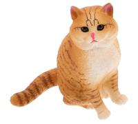 Lurrose Realistic Plastic Cat Statue Garden Ornament Outdoor Figurine for Lawn Indoor Desktop Decor Gift for Garden Lovers and Home Decoration